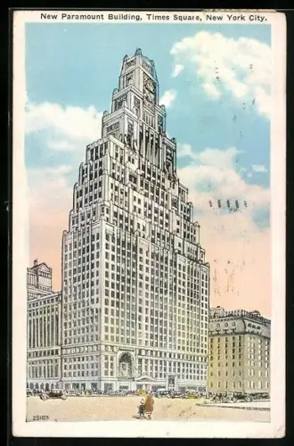 AK New York, NY, New Paramount Building