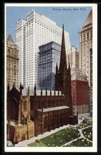 AK New York, NY, Trinity Church