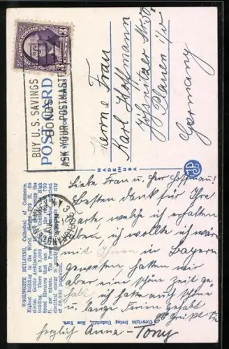 AK New York, NY, Woolworth Building