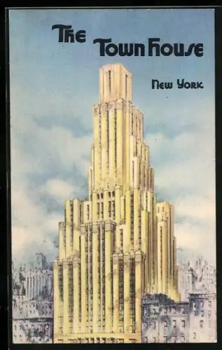 AK New York, NY, The Town House, 38th Street east of Park Avenue