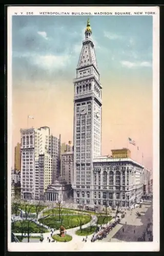 AK New York, NY, Metropolitan Building, Madison Square