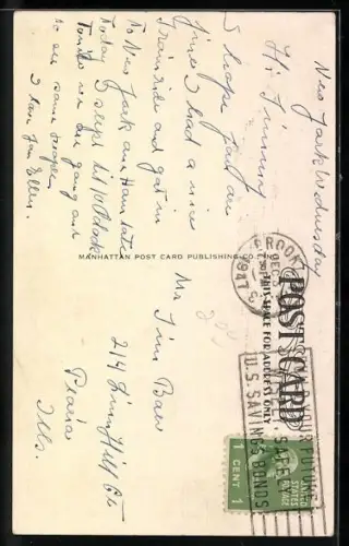 AK New York, NY, R.C.A. Building at Night