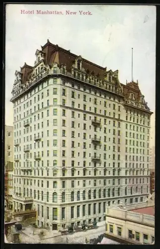 AK New York, NY, Hotel Manhattan