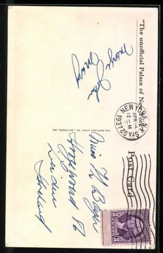 AK New York, NY, the Waldorf-Astoria Hotel