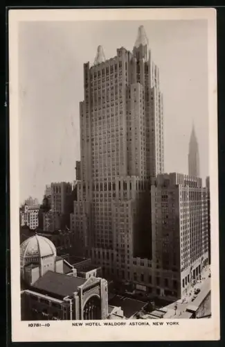 AK New York, NY, New Hotel Waldorf Astoria