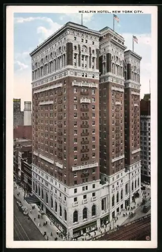 AK New York, NY, McAlpin Hotel