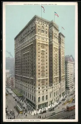 AK New York, NY, Hotel McAlpin