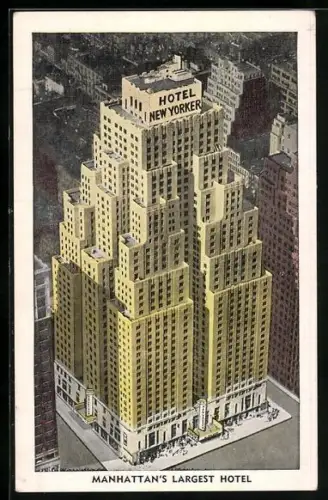 Künstler-AK New York, NY, Hotel New Yorker, 34th Street