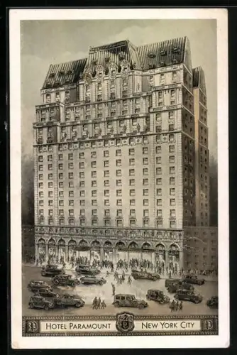 AK New York, NY, Hotel Paramount