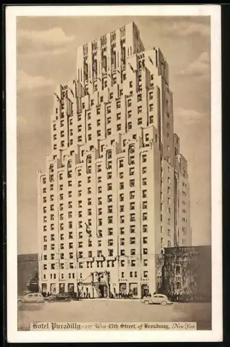AK New York, NY, Hotel Picadilly, 227 West 45th Street