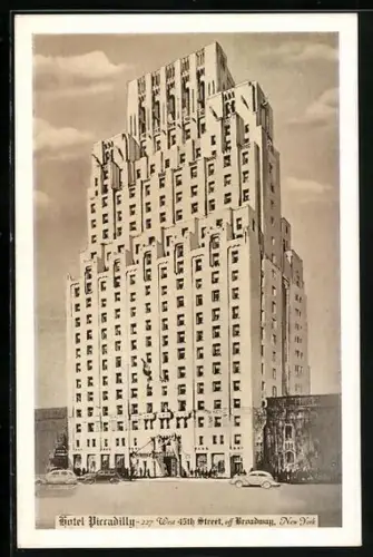 AK New York, NY, Hotel Picadilly, 227 West 45th St.