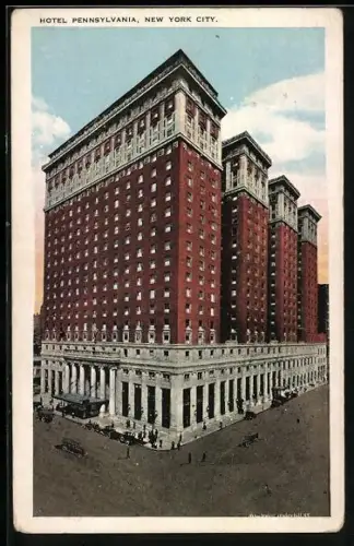 AK New York, NY, Hotel Pennsylvania, 33rd Street