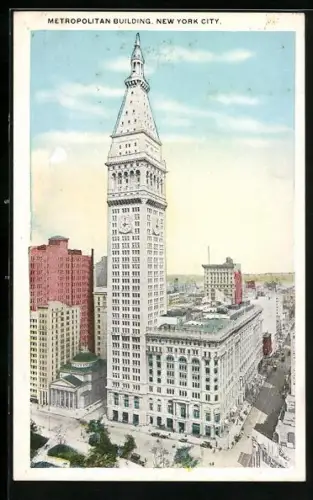 AK New York, NY, Metropolitan Building