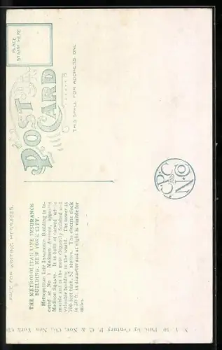 AK New York, NY, Metropolitan Building