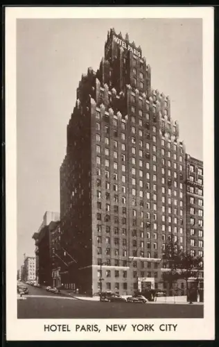 AK New York, Hotel Paris