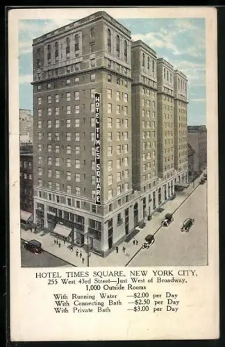 AK New York, NY, Hotel Times Square, 255 West 43rd Street