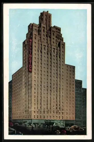 AK New York, NY, Hotel Wellington, 7th Avenue at 55th Street