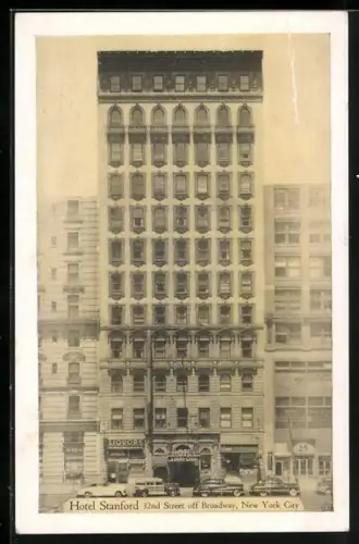 AK New York, NY, Hotel Stanford, 32th Street off Broadway