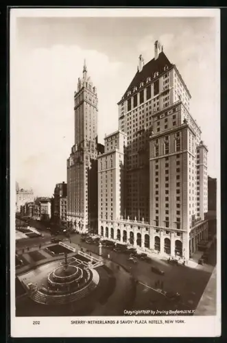 AK New York, Sherry-Netherlands & Savoy-Plaza Hotels