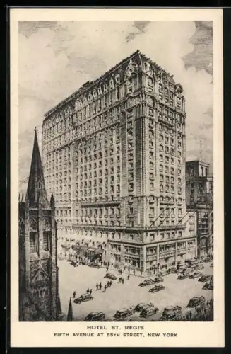 AK New York, NY, Hotel St. Regis, Fifth Avenue at 55th Street