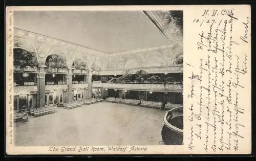 AK New York, NY, Waldorf Astoria, The Grand Ball Room