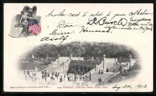 AK New York, NY, The Terrace, Central Park