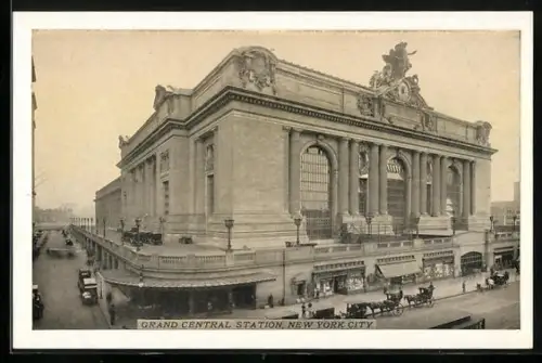 AK New York, NY, Grand Central Railroad Station
