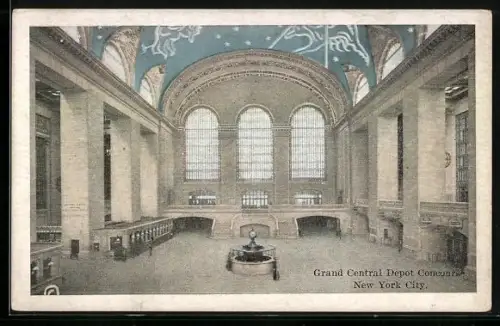 AK New York, NY, Grand Central Depot Concourse