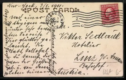 AK New York, NY, Hotel Knickerbocker, Lobby