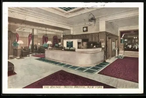 AK New York, NY, Hotel Bristol, The Lounge