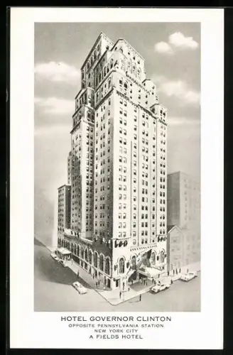 AK New York, NY, Hotel Governor Clinton, opposite Pennsylvania Station