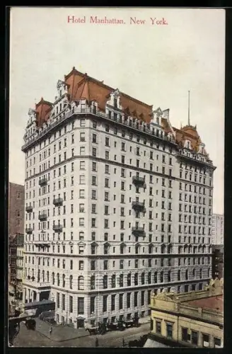 AK New York, NY, Hotel Manhattan on Madison Avenue