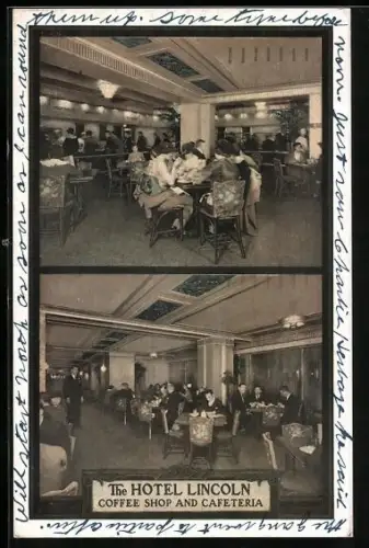 AK New York, NY, Hotel Lincoln, Coffee Shop and Cafeteria