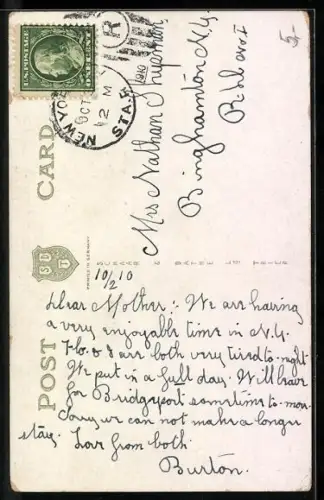 AK New York, NY, Hotel Knickerbocker