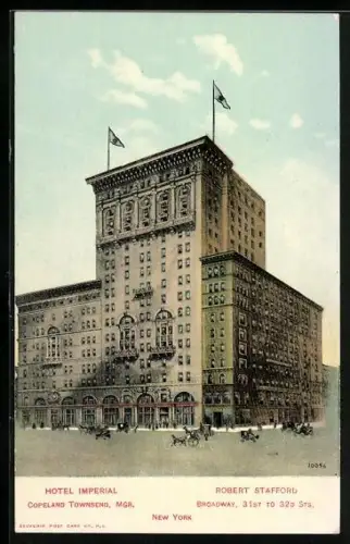 AK New York, NY, Hotel Imperial, Robert Stafford, Broadway 31st to 32nd Sts.