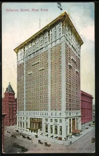 AK New York, NY, Belmont Hotel, total view