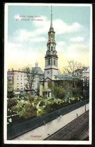 AK New York, NY, St. Pauls Church