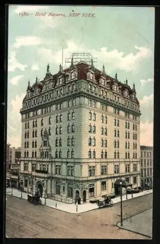 AK New York, NY, Hotel Navarre, total view