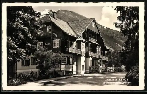 AK Badgastein, Hotel Landhaus Savoy im Sonnenschein