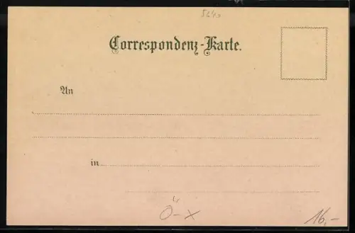 Lithographie Wildbad Gastein, Stöckl`s Restaurant am Ende der Erzherzog Johann Promenade