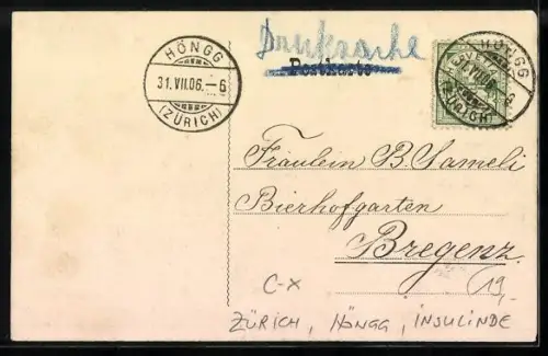 Foto-AK Zürich, Höngg, Insulinde