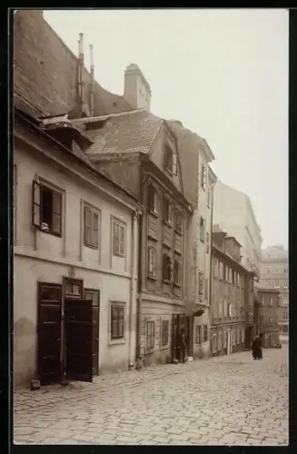 Foto-AK Wien, Partie in der Fassziehergasse