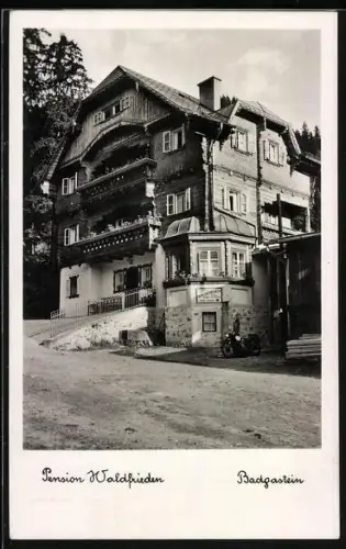 AK Badgastein, Pension Waldfrieden, Bes. A. u. J. Fleiss