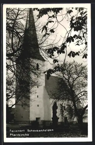AK Schenkenfelden, Blick auf die Pfarrkirche