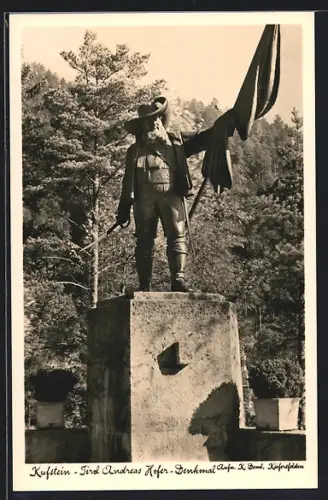 AK Kufstein /Tirol, Andreas Hofer-Denkmal