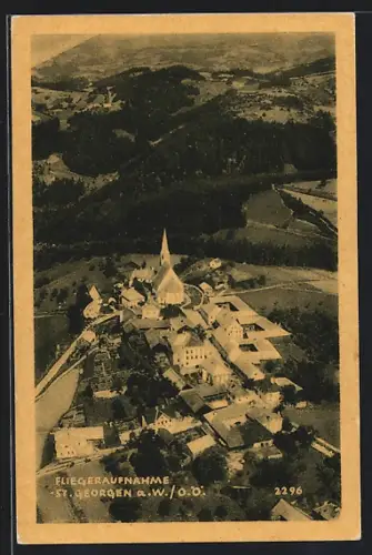 AK St. Georgen am Walde, Fliegeraufnahme