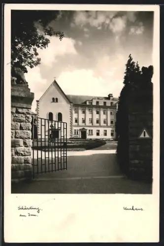 AK Schärding am Inn, Einganstor zum Kurhaus