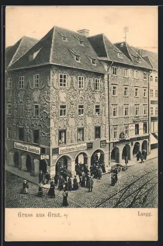 AK Graz, Luegg, Ansichtskarten-Ausstellung