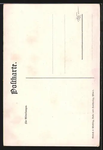 AK Wien, Gasthaus Rathaus-Keller, Der Herr Schahdenrüssel