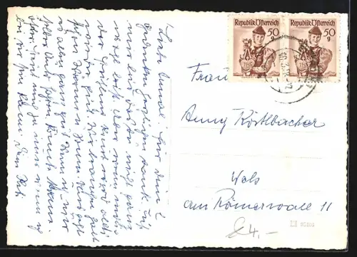 AK Eferding /O. Ö., Fliegeraufnahme des Ortes